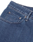 Mid Blue 'Eduard' Regular Fit Jeans JEANS Jacob Cohen