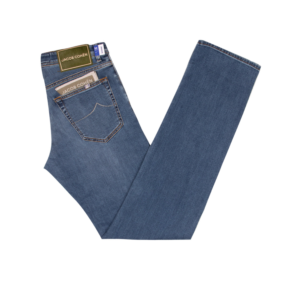 Light Blue Wash 'Eduard' Regular Fit Jeans Jacob Cohen