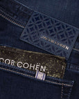 Dark Wash 'Bard' Denim Slim Fit Jeans JEANS Jacob Cohen