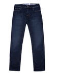 Dark Wash 'Bard' Denim Slim Fit Jeans JEANS Jacob Cohen