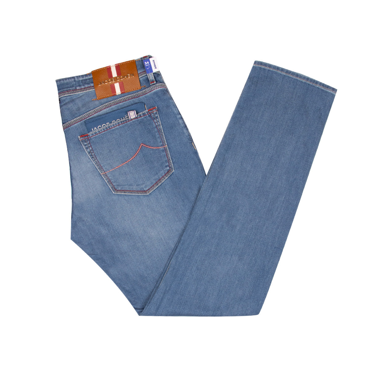 Light Blue Wash 'Bard' Slim Fit Jeans Jacob Cohen