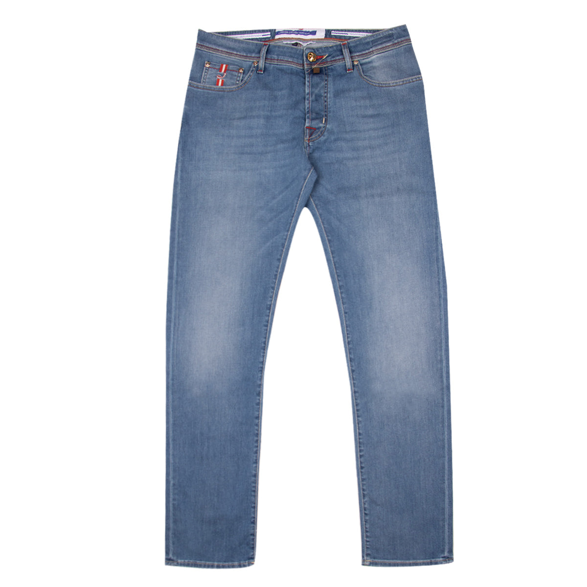 Light Blue Wash 'Bard' Slim Fit Jeans JEANS Jacob Cohen