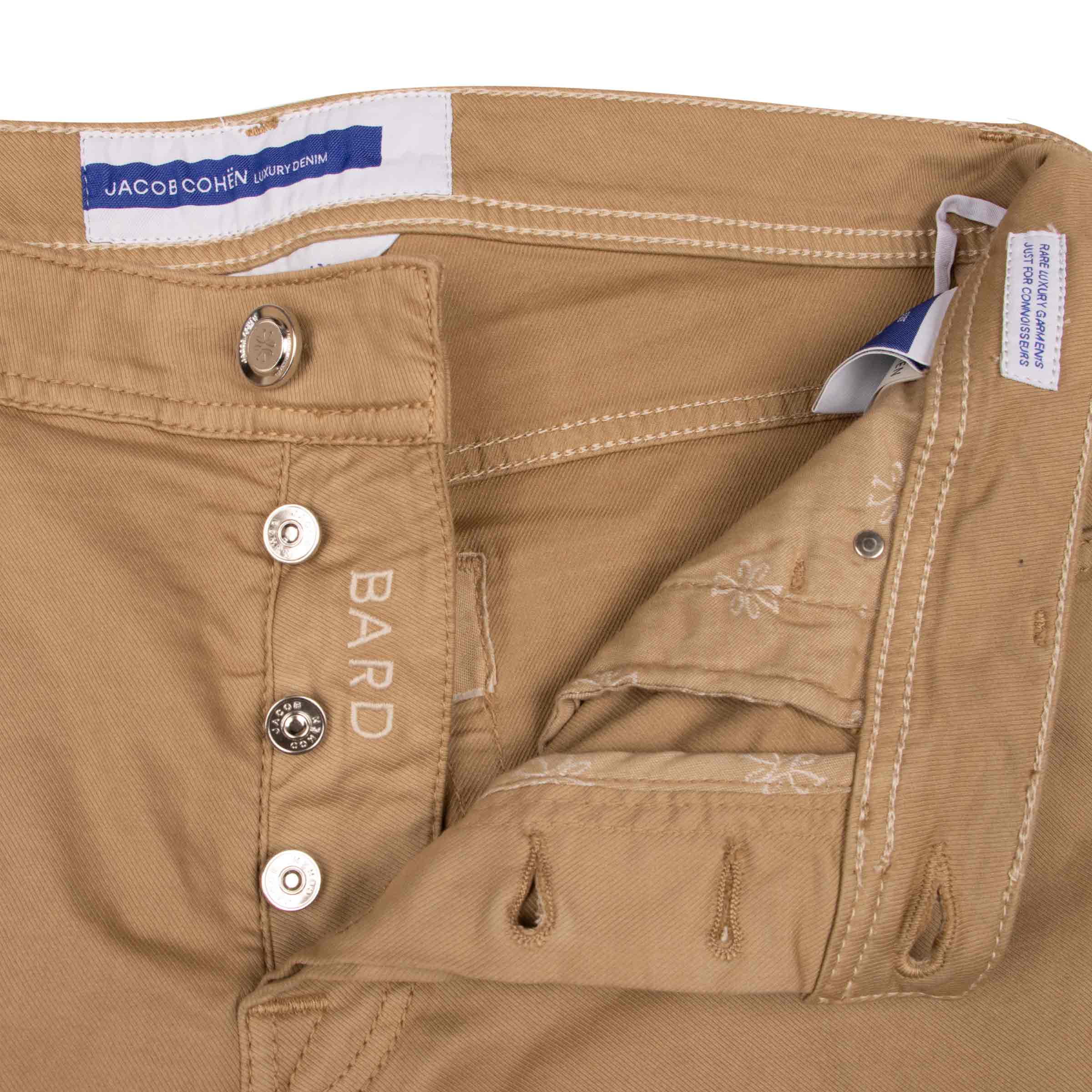 Khaki Beige 'Bard' Slim Fit Jeans JEANS Jacob Cohen