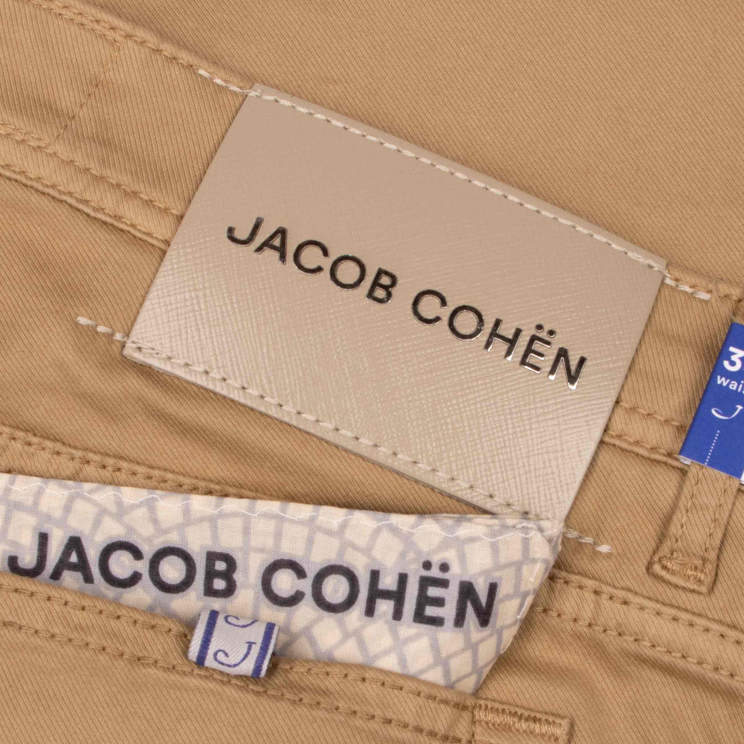 Khaki Beige 'Bard' Slim Fit Jeans JEANS Jacob Cohen