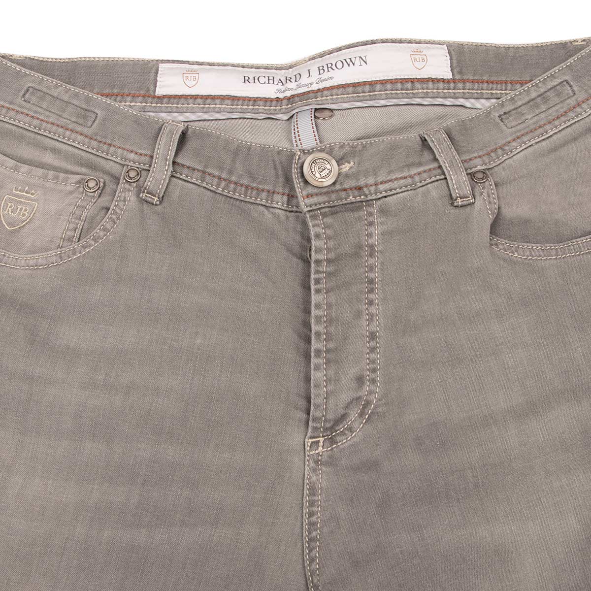 Light Grey ‘Tokyo’ Denim Jeans JEANS Richard J Brown