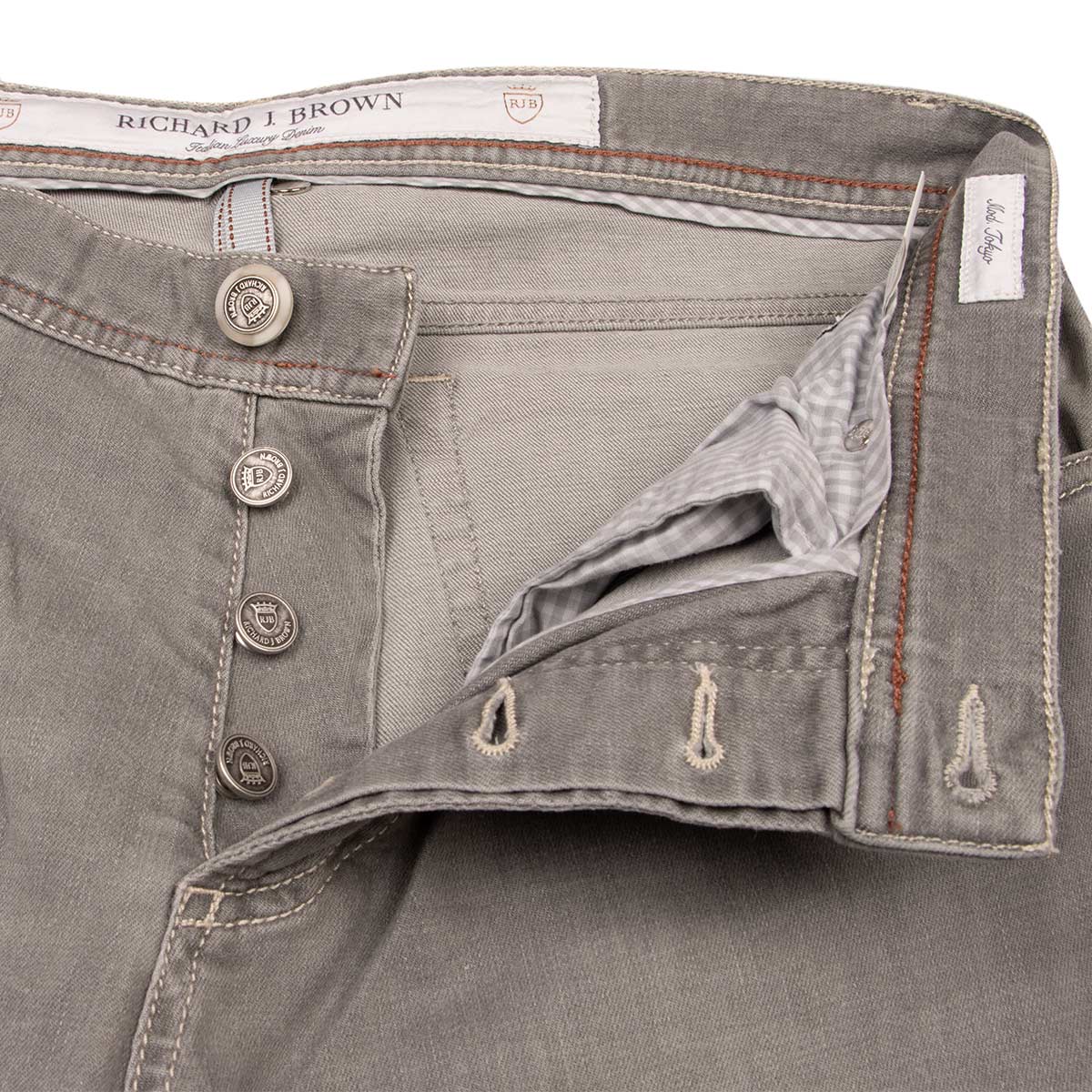 Light Grey ‘Tokyo’ Denim Jeans JEANS Richard J Brown