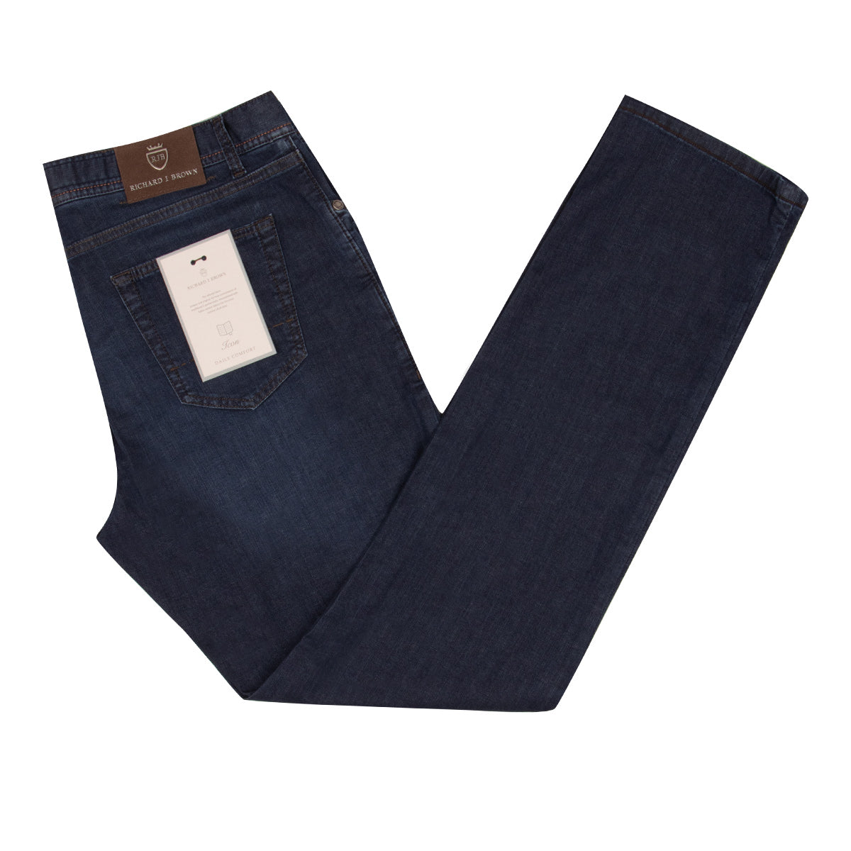 Dark Clean Wash 'Milano' Regular Fit Jeans JEANS Richard J Brown