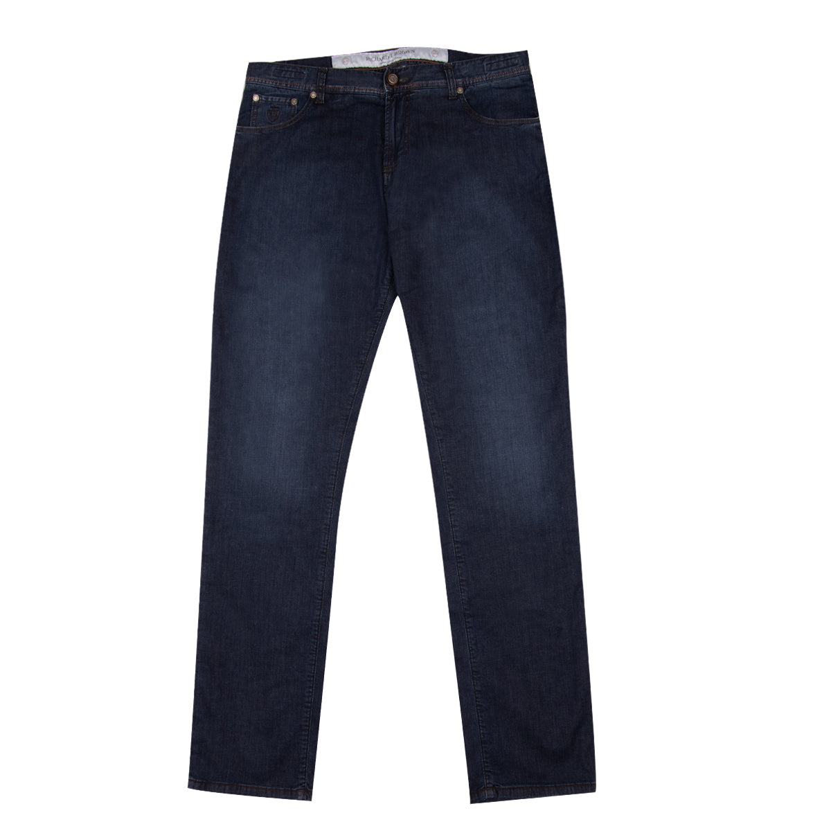 Dark Clean Wash &#39;Milano&#39; Regular Fit Jeans JEANS Richard J Brown