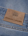 Light Wash Denim 'Milano' Regular Fit Jeans JEANS Richard J Brown