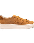 Tan Suede Double Buckle Sneaker SHOES Santoni