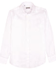 White Italian Linen Long Sleeve Shirt