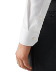 White Textured Twill Slim Fit Shirt  Eton   