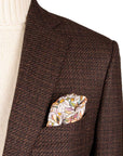 Brown Mélange Super 110’s Wool Jacket JACKETS Robert Old