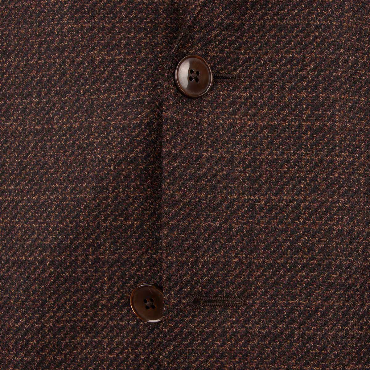 Brown Mélange Super 110’s Wool Jacket JACKETS Robert Old