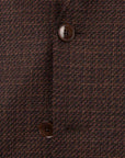 Brown Mélange Super 110’s Wool Jacket JACKETS Robert Old