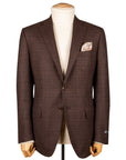 Brown Mélange Super 110’s Wool Jacket JACKETS Robert Old