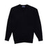 Black Chatsworth 2ply V-Neck Cashmere Sweater CASHMERE Robert Old