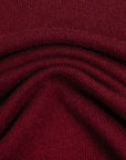 Claret Red Chatsworth 2ply V-Neck Cashmere Sweater Robert Old