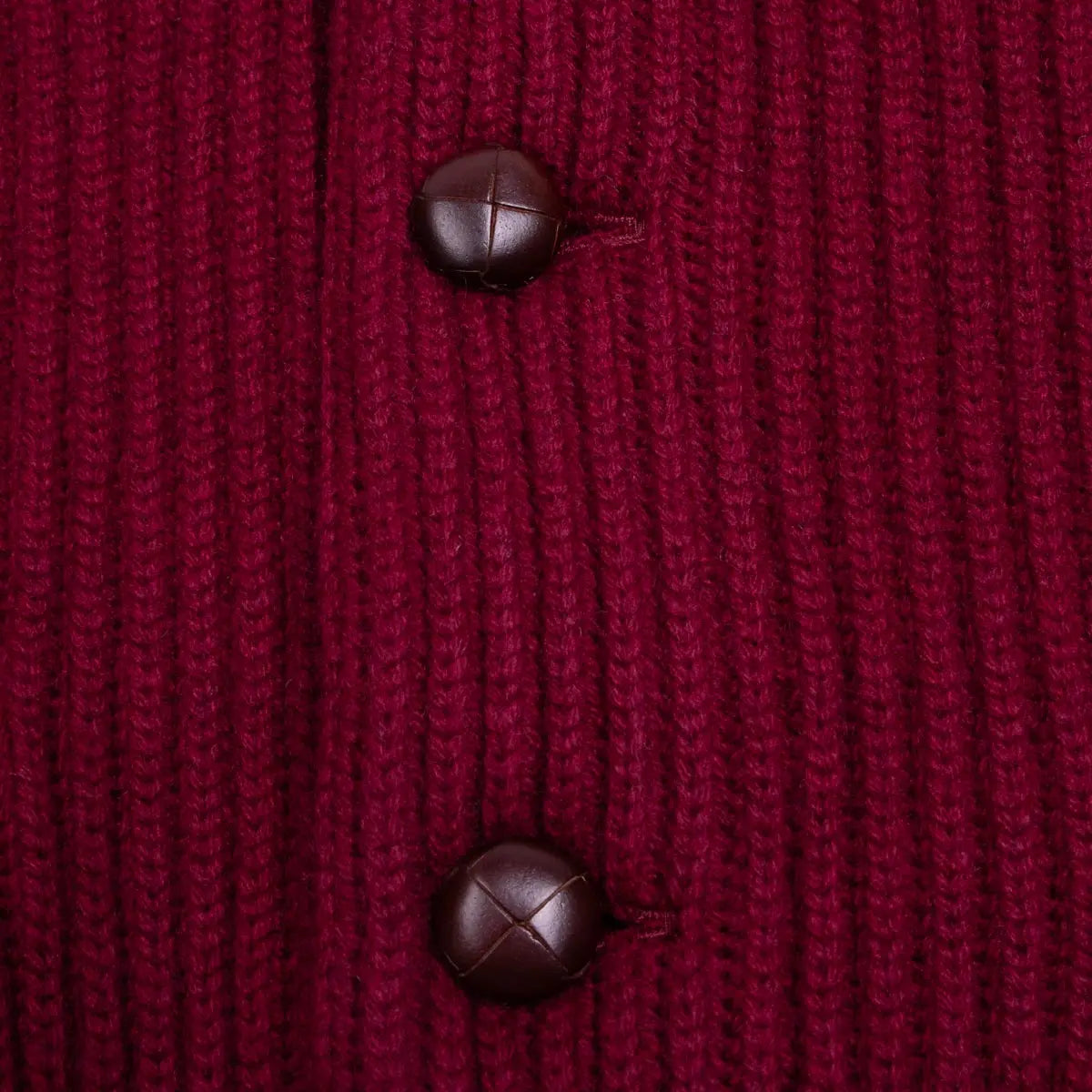 Claret Red Colonial 8ply Cashmere Shawl Cardigan CASHMERE Robert Old