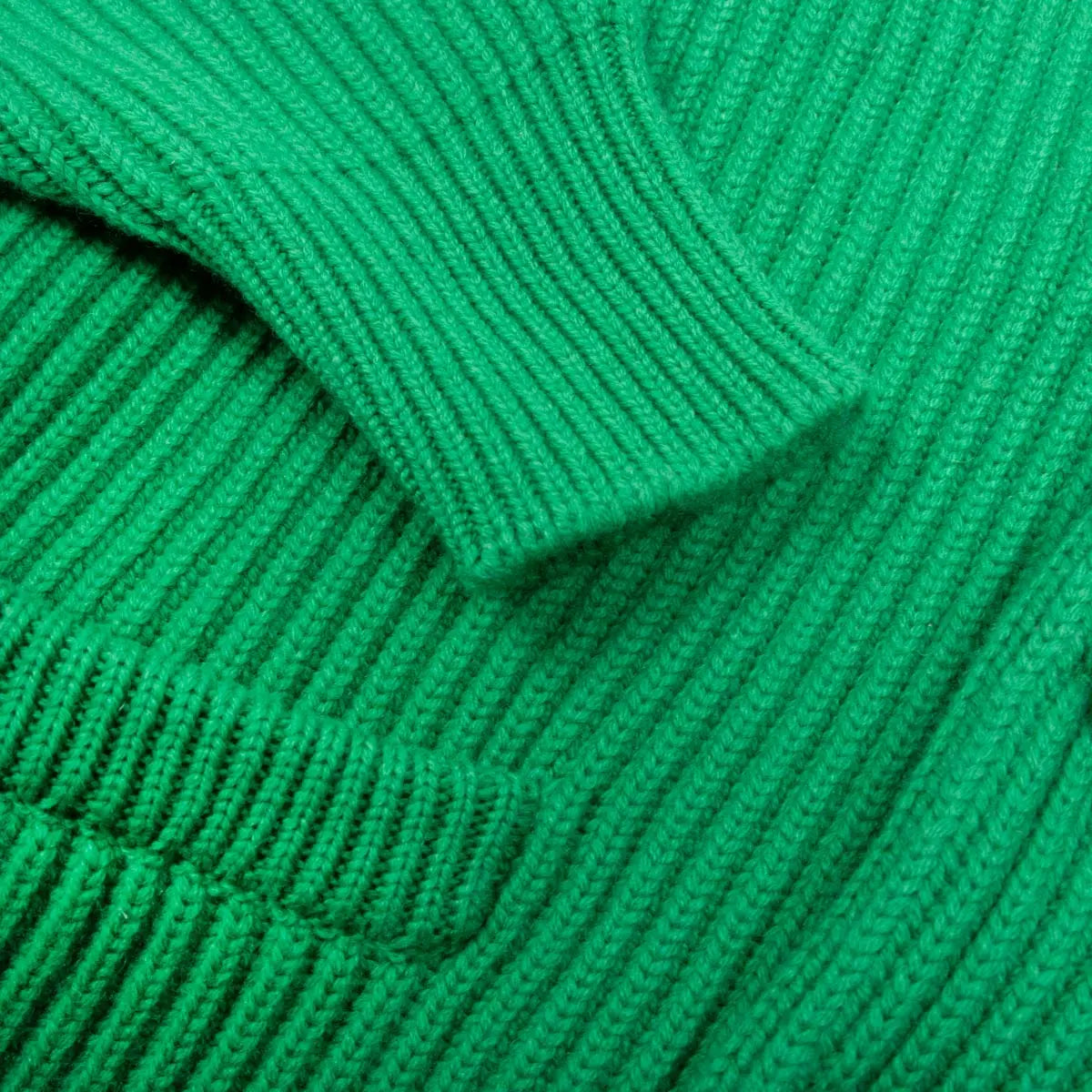 Grasshopper Green Colonial 8ply Cashmere Shawl Cardigan CASHMERE Robert Old