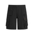 Black Castmaster Technical Cargo Shorts SHORTS Belstaff   