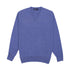 Lapis Blue Chatsworth 2ply V-Neck Cashmere Sweater CASHMERE Robert Old