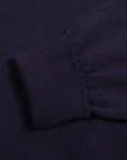 Dark Navy Chatsworth 2ply V-Neck Cashmere Sweater Robert Old