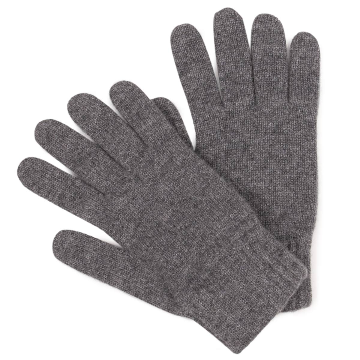 Smog Grey 100% Pure Cashmere Gloves GLOVES Robert Old SMOG ONE