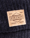 Navy Cord Hatteras Flat Cap CAPS & HATS Stetson