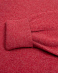 Poppy Melange Chatsworth 2ply V-Neck Cashmere Sweater Robert Old