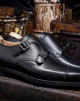 Lowndes Double Buckle Monk Shoes