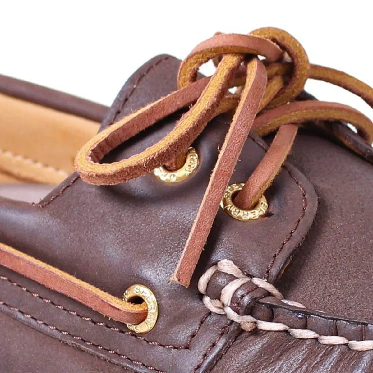 Brown Leather Gold Cup Boat Shoe Sperry