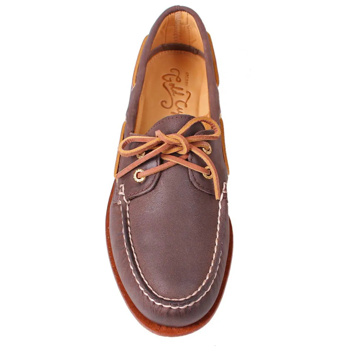 Brown Leather Gold Cup Boat Shoe Sperry