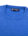 Coast Blue Tiree 4ply Crew Neck Cashmere Sweater CASHMERE Robert Old