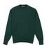 Holly Green Tiree 4ply Crew Neck Cashmere Sweater CASHMERE Robert Old