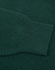 Holly Green Tiree 4ply Crew Neck Cashmere Sweater Robert Old