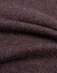 Porcupine Brown Tiree 4ply Crew Neck Cashmere Sweater CASHMERE Robert Old