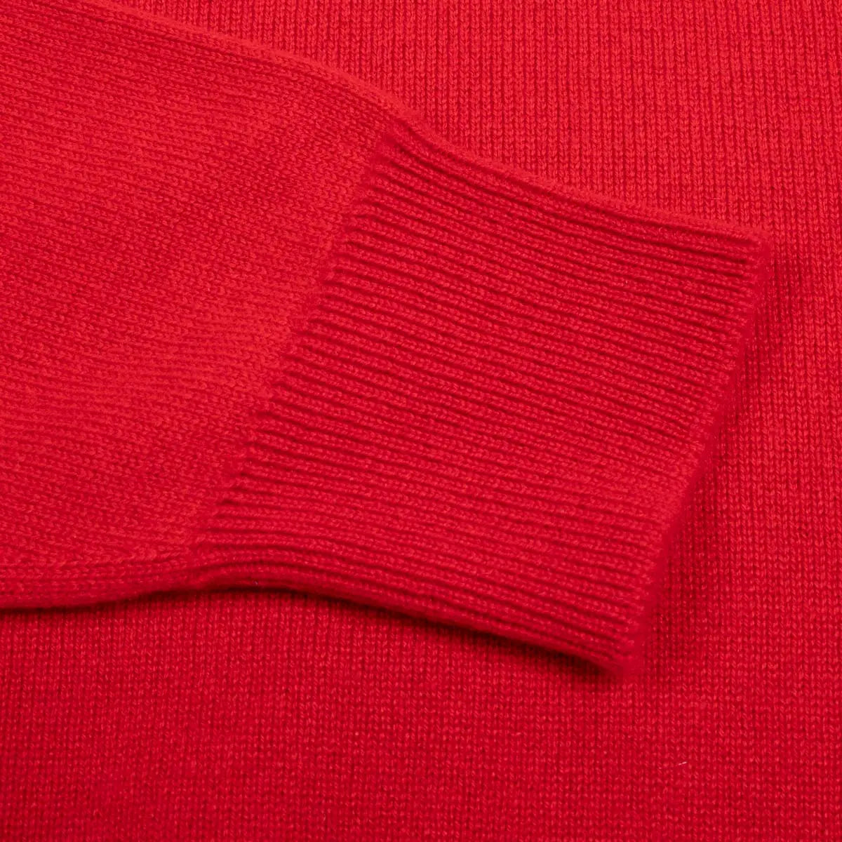 Ruby Red Tiree 4ply Crew Neck Cashmere Sweater CASHMERE Robert Old