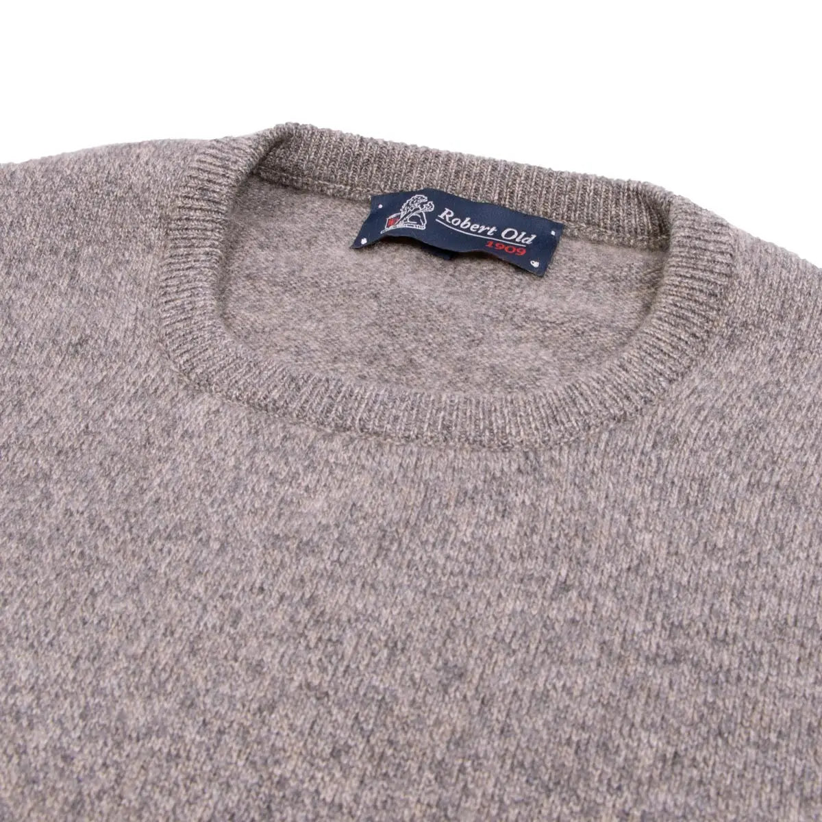 Stoneage Tiree 4ply Crew Neck Cashmere Sweater CASHMERE Robert Old