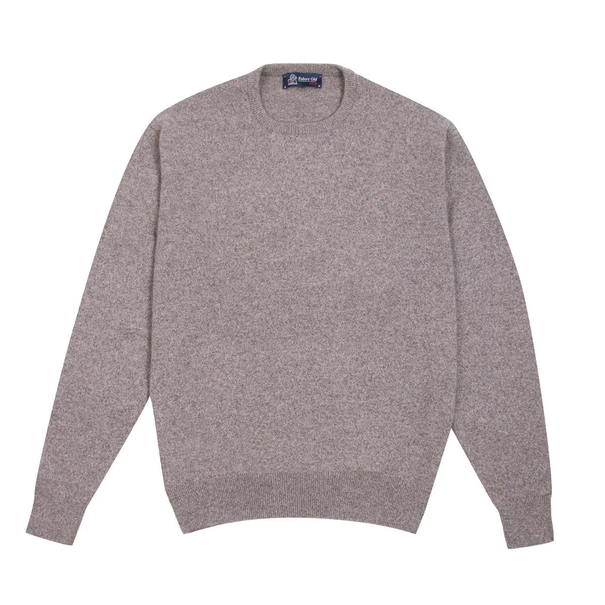 Stoneage Tiree 4ply Crew Neck Cashmere Sweater CASHMERE Robert Old