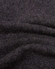 Charcoal Tobermorey 4ply V-Neck Cashmere Sweater Robert Old