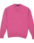 Dakar Tobermorey 4ply V-Neck Cashmere Sweater Robert Old