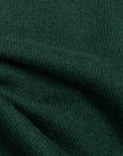 Holly Green Tobermorey 4ply V-Neck Cashmere Sweater Robert Old