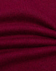 Claret Red Tobermorey 4ply V-Neck Cashmere Sweater Robert Old