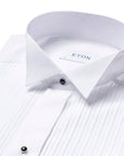 Contemporary Fit Plissé Wing Collar Dress Shirt L/S SHIRTS Eton