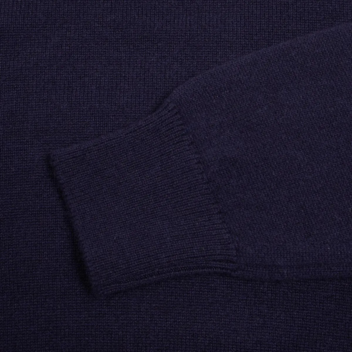 Dark Navy Balvenie 3 Button 4ply Cashmere Polo Sweater Robert Old