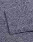 Smog Grey Balvenie 3 Button 4ply Cashmere Polo Sweater CASHMERE Robert Old