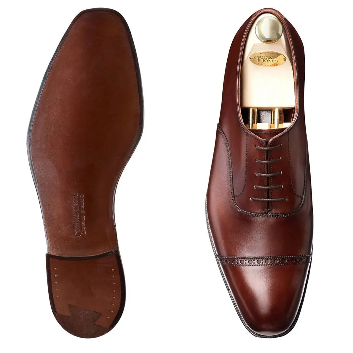 Belgrave Hand Grade Oxford Shoes  Crockett & Jones   