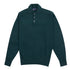 Bottle Green Balvenie 3 Button 4ply Cashmere Polo Sweater CASHMERE Robert Old