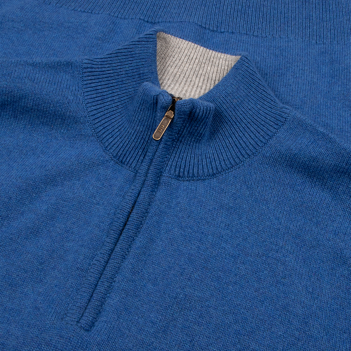 The Bowmore 1/4 Zip Neck Cashmere Sweater - Coast & Brume CASHMERE Robert Old